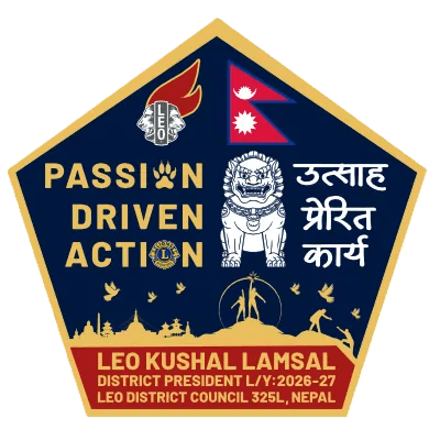 LEO DISTRICT COUNCIL 325L, NEPAL logo